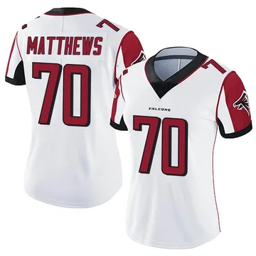 Mens Atlanta Falcons Jake Matthews Nike Red Game Jersey