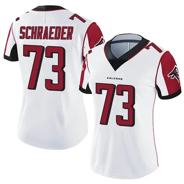 Atlanta Falcons #73 Ryan Schraeder Nike Color Rush Red Jersey - Bluefink