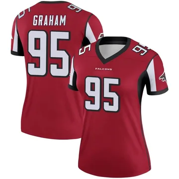 Men's Nike Ta'Quon Graham Black Atlanta Falcons Game Jersey