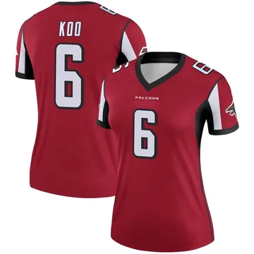 Women's Nike Younghoe Koo Black Atlanta Falcons Team Game Jersey