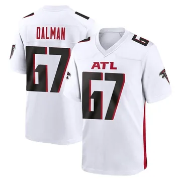 Men's Nike Drew Dalman Black Atlanta Falcons Game Jersey