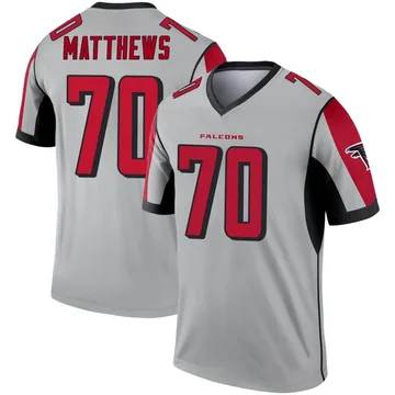 Mens Atlanta Falcons Jake Matthews Nike Red Game Jersey