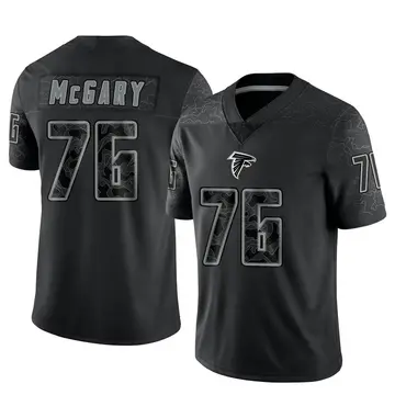 Nike Atlanta Falcons No76 Kaleb McGary Black Alternate Men's Stitched NFL Vapor Untouchable Elite Jersey