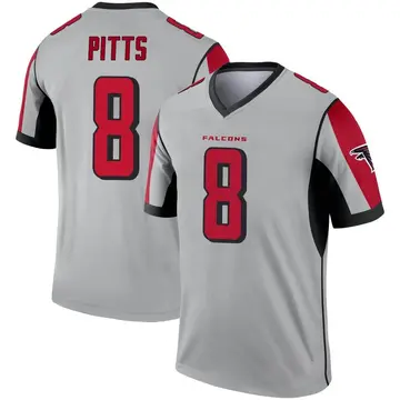 Nike Men's Kyle Pitts Silver Atlanta Falcons Inverted Legend Jersey - Macy's