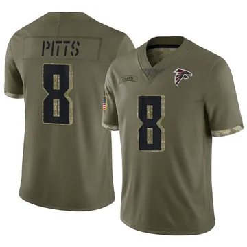 Women's Nike Kyle Pitts Gray Atlanta Falcons Inverted Legend Jersey