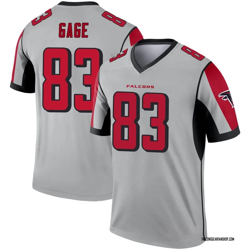 Youth Nike Atlanta Falcons Russell Gage Inverted Silver Jersey - Legend