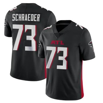 Atlanta Falcons #73 Ryan Schraeder Nike Color Rush Red Jersey - Bluefink