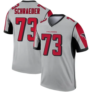 Atlanta Falcons #73 Ryan Schraeder Nike Color Rush Red Jersey - Bluefink